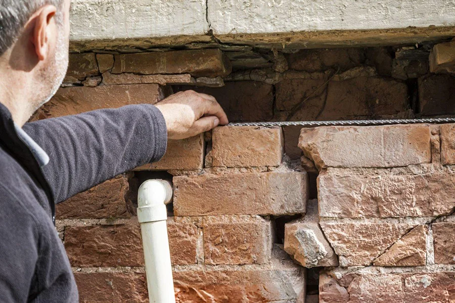 Cracked Wall / Structural Repair in Mitchell, IN