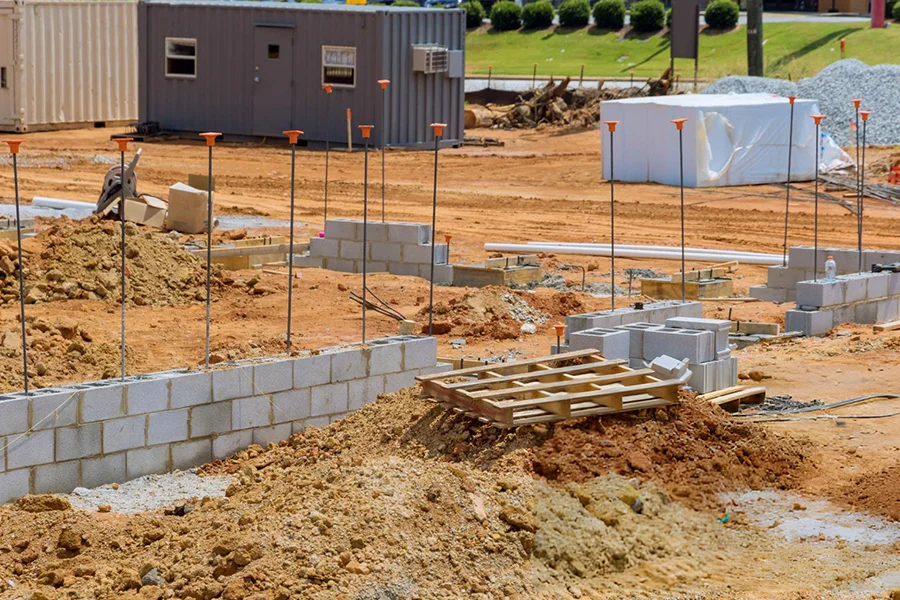 Pre-Construction Pier Installation in Mitchell, IN