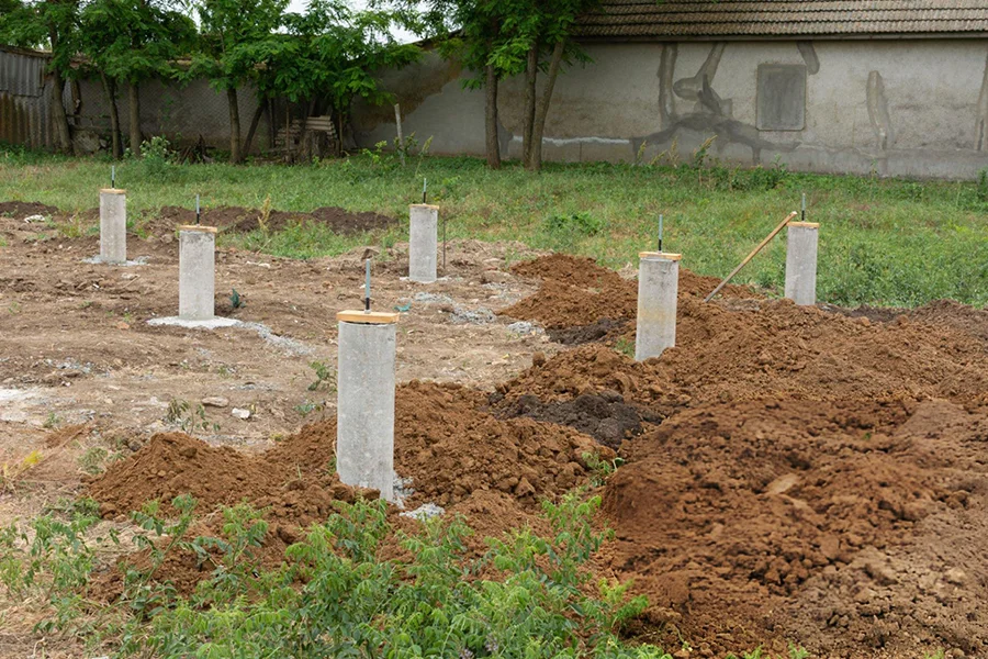 Slab Pier Installation in Mitchell, IN